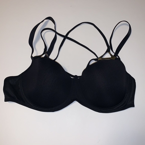 Marlies Dekkers Undressed Black and Silver Strappy Bra - Women’s Size 38B / B38 - Picture 2 of 7